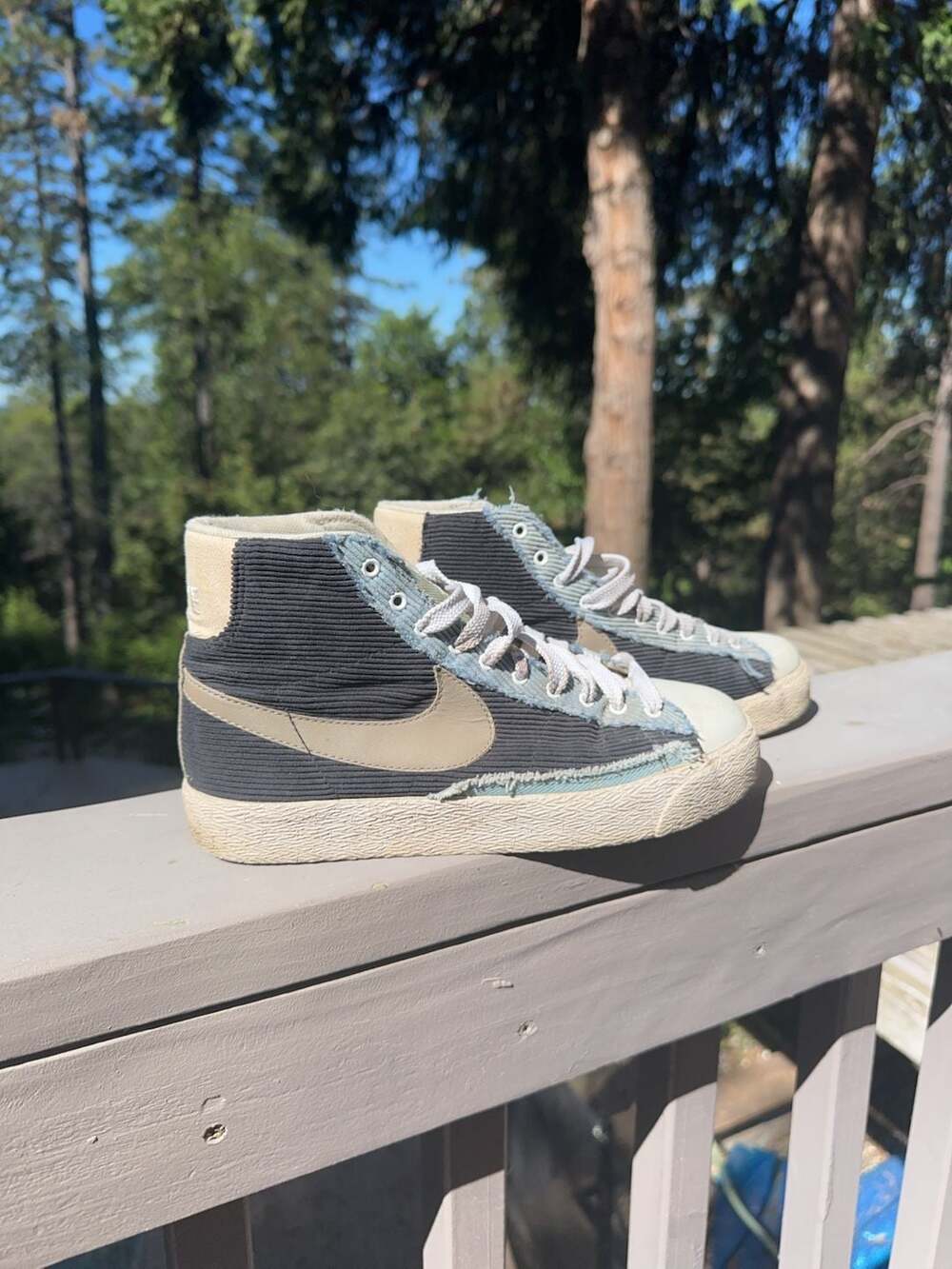 Buy Nike Wmns Blazer Mid 'Khaki Chambray' - 306499 021